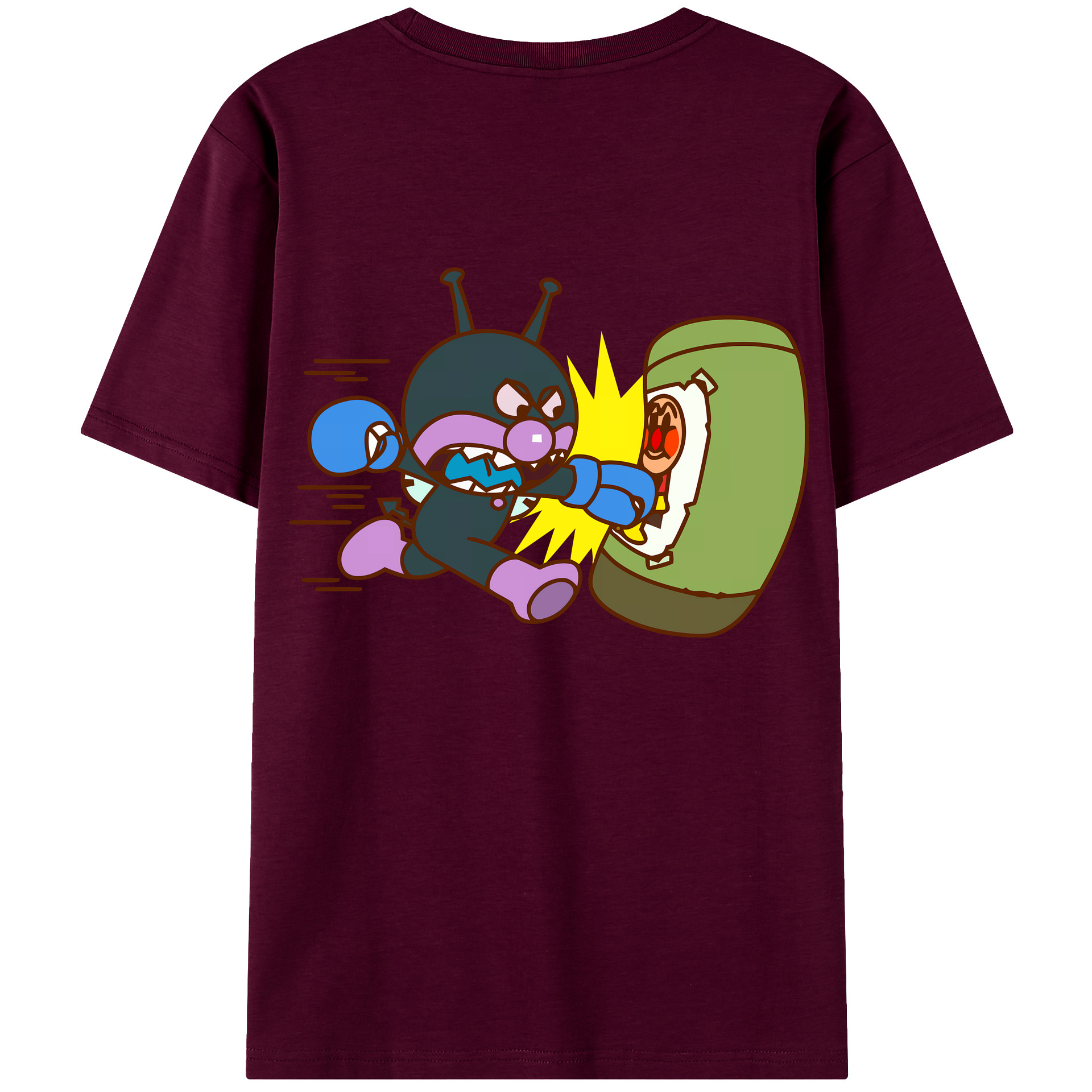 （画像用） アンパンマン Anpanman レディース半袖Tシャツ(バックプリント)